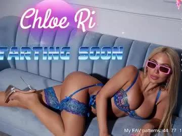 Chaturbate chloe_ri is Freechat chloe_ri — Current Goal: Suck fingers with CREAM at 1456 tokens -- Next Goal: Pull panties to the side, Fingering -- type /menu to play with me! #lovense #squirt #bigboobs #heels #stockings [808 tokens to